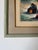 Wood Vintage Impressionist Figural Landscape Oil on Masonite Board - Framed For Sale - Image 7 of 11