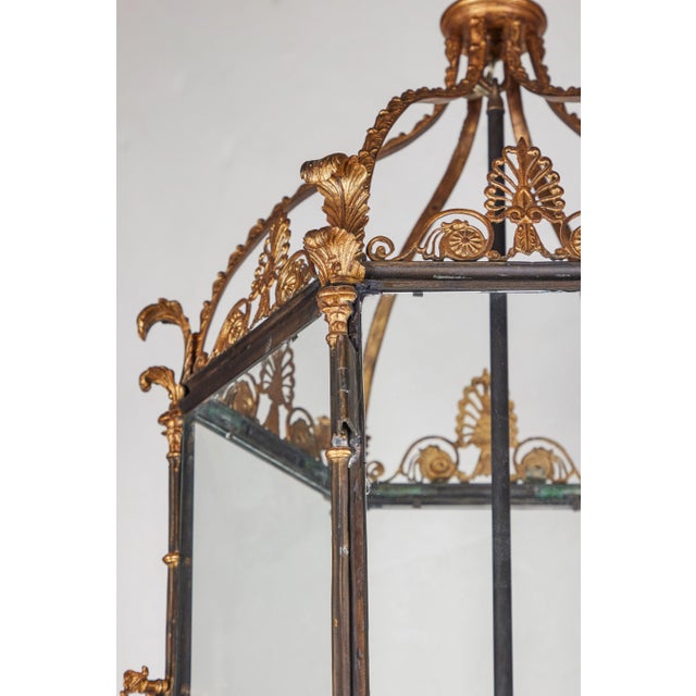 Traditional Elegant, Georgian Style Lantern For Sale - Image 3 of 6
