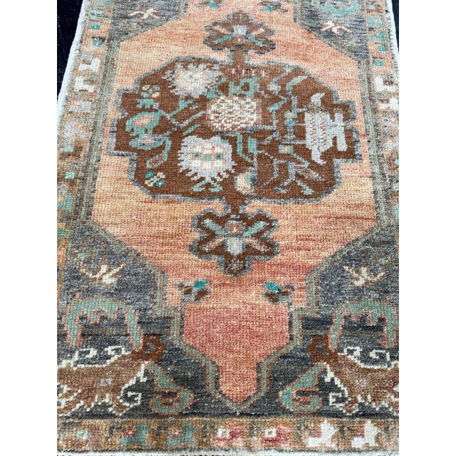 Contemporary Turkish Yastik Rug 1'10" x 2'10" For Sale - Image 3 of 5