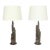 Marcello Fantoni Brutalist Torch Cut Iron "Skyscraper" Table Lamps - A Pair For Sale