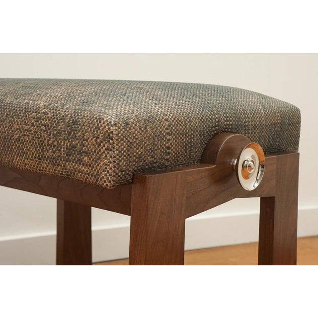 The Zanzibar Bench from the MC HOME Collection offers a chic, playful option for alternate seating. Shown here in woven...