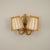 Double Rattan Wall Sconce Handcrafted Pencil Reed Artisan Lighting For Sale - Image 4 of 6