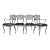 Woodard Florentine Orleans Pattern Iron Patio Chairs - Set of 4 For Sale