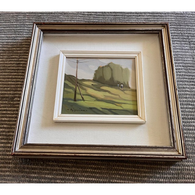 Italian Vintage Italian School Framed Painting For Sale - Image 3 of 9