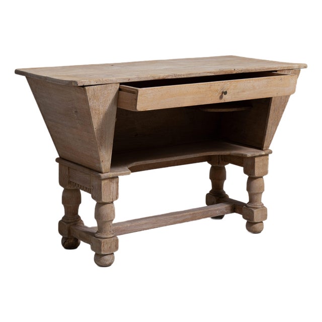 French Brutalist Bar Cabinet with Single Drawer, Antique, France, Circa 1970 For Sale