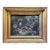 Italian Natura Morta Still Life Print With Hand-Painted Details, Firenze, Vintage Gilt Frame For Sale