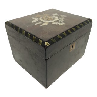 German Art Nouveau Box with Marquetry, 1900s For Sale
