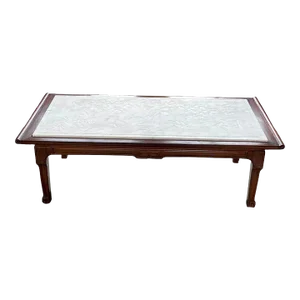 Mid 20th Century Chinese Marble Coffee Table