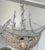 Italian Vintage Venetian Style Lucite Crystal Ship Motif Chandelier For Sale In Atlanta - Image 6 of 18