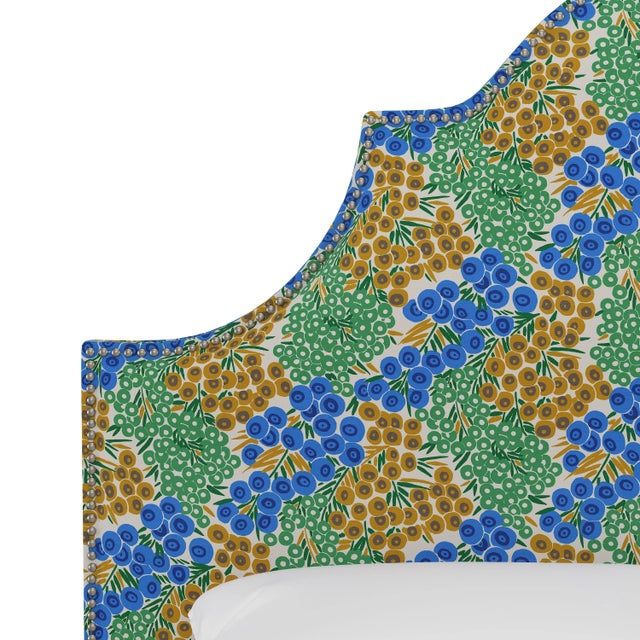 Not Yet Made - Made To Order Halsted Bed in Blue Citrine Loiret, Twin For Sale - Image 5 of 6