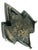 Japanese 19th Century Meiji Japanese Bronze Vase Tsuiban Angular Form Ikebana Bonsai Tray Jardiniere Antique Vintage Metal Heavy For Sale - Image 3 of 6