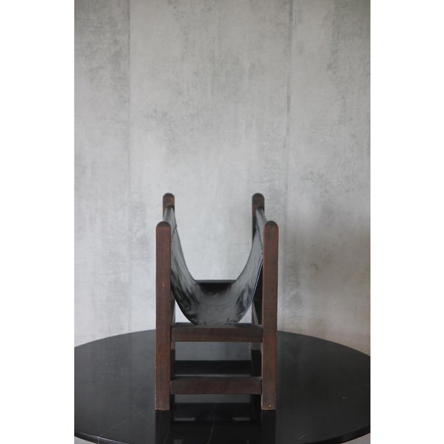 1970s 1970s Wood Magazine Rack in Style of Kai Kristiansen For Sale - Image 5 of 8