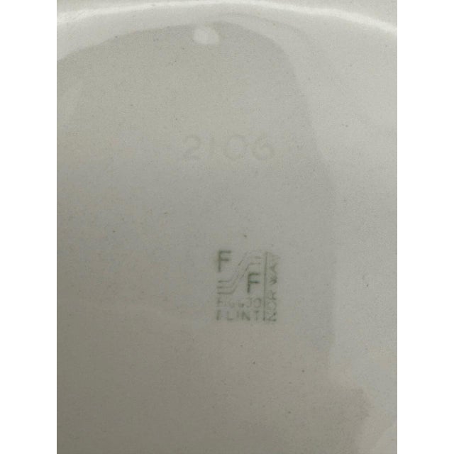 Green Vintage Figgjo Flint Norway Mid-Century Modern Square Ceramic Bowl For Sale - Image 8 of 14