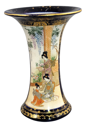 Meiji Japanese Satsuma Vase, 1895