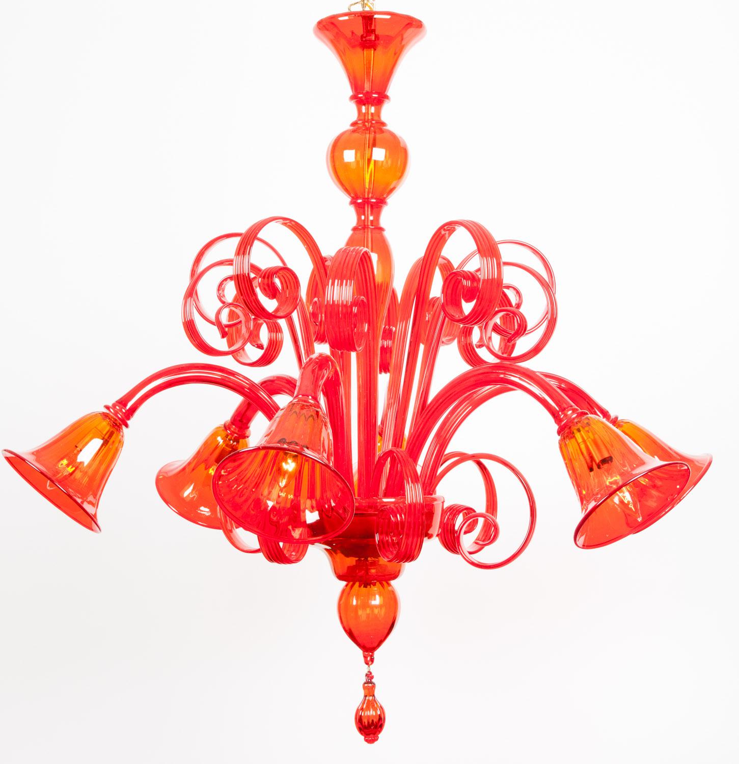 mid century crystal chandelier