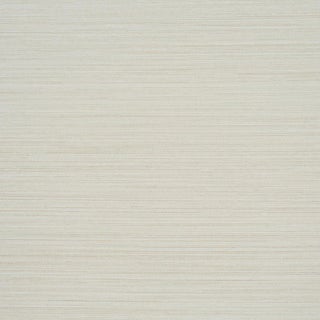 SAMPLE - Schumacher Abaca Fine Weave Vinyl Wallpaper In Natural For Sale