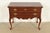 Queen Anne Carved Mahogany Lowboy Dresser or Console Table For Sale - Image 16 of 16