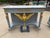 A Pair of Empire Revival Consoles With Gilded Sphinxes and Marble Tops For Sale - Image 10 of 17