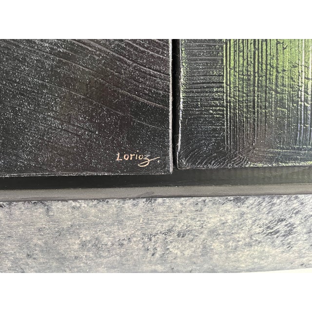 Jeanne Lorioz, Adam and Eve Original Diptych, Oil on Canvas, 2000s, Framed For Sale - Image 7 of 8