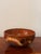 Beautiful rough and rustic hand-painted Terracotta bowl. Opening 9” wide by 4” high