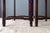 Asian Rosewood Nesting Tables With Carved Bamboo Bird and Flower Fretwork For Sale - Image 6 of 18