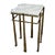 Luna Stone & Bronze Side Table For Sale - Image 12 of 14