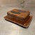 For your consideration, an antique Japanese lacquer cigarette box set featuring an intricate ajiro (bamboo strip) woven...