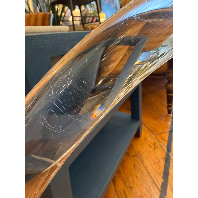 Mid 20th Century Charles Hollis Jones Lucite Chairs + Casters, Set of Four. For Sale - Image 13 of 16