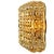 Square Shaped Bubble Glass Wall Lights by Glashütte for Limburg, 1970s, Set of 2 For Sale - Image 6 of 11