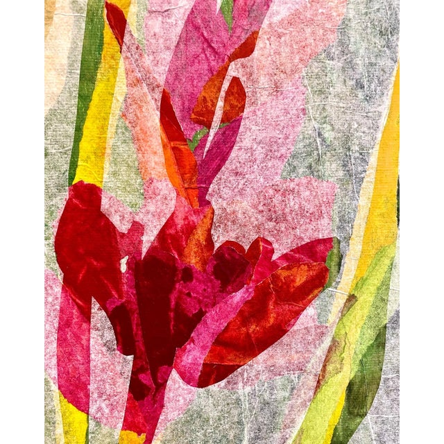 Maria Donata Papadia, Ixia, Mixed Media Paper Collage For Sale - Image 12 of 14