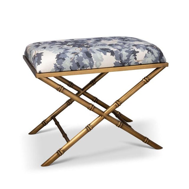 Port 68 Lauderdale Brass Cotswolds Bench For Sale - Image 4 of 4