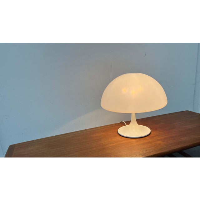 Mid-Century Modern Italian Space Age Table Lamp by Luigi Massoni for Guzzini, 1960s For Sale - Image 15 of 18