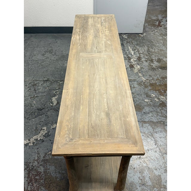 2020s Restoration Hardware Bertrand Console Table For Sale - Image 5 of 12