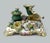 Antique English Coalbrookdale Flower Encrusted Porcelain Inkwell Centerpiece 1820 For Sale - Image 6 of 7