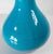 20th Century Japanese Electric Blue Turquoise Kangxi Style Bottle Vase For Sale - Image 11 of 16
