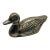Vintage Silver-Tone Duck Figurine – Miniature Metal Waterfowl Sculpture Decor For Sale