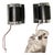 Visual Comfort Voto Wall Sconces Black - a Pair For Sale