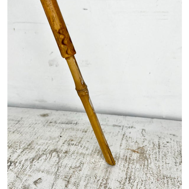 Antique Burnt Bamboo Easel For Sale - Image 10 of 11