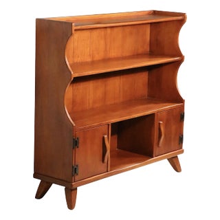 Cushman Maple Colonial Bookcase Sideboard Model 5411 Made in Vermont For Sale