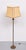 Stunning Art Deco style floor lamp . Antique Gilded Bonze color comes with a Amber color Chrystal Glass ball complete with...