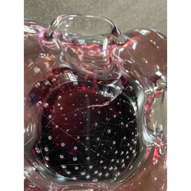 Handmade Glass Bowls, Set of 2 For Sale - Image 4 of 6