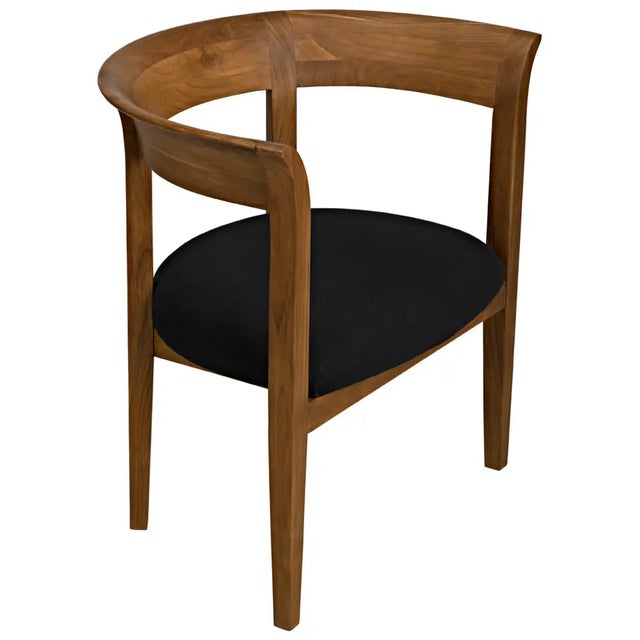 Mid-Century Modern Webster Club Chair, Teak For Sale - Image 3 of 6
