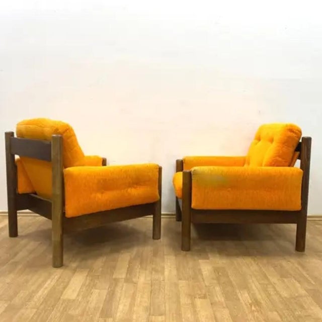 Mid-Century Retro Vintage Czech Seating Set (Armchairs & Sofa), 1970s Bring timeless 1970s Czechoslovak design into your...
