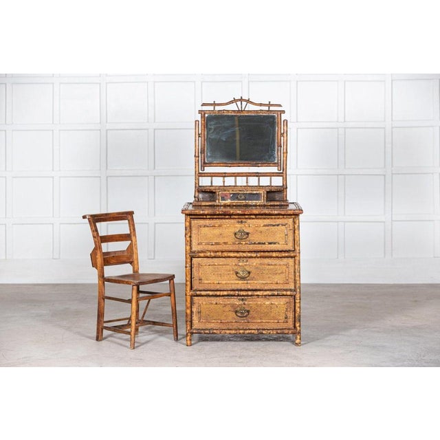 English Bamboo Dressing Table, 1870s For Sale - Image 4 of 18