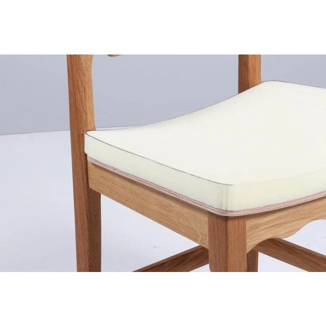 Not Yet Made - Made To Order Model Razorblade Oak Dining Chair by Henning Kjærnulf, Denmark, 2023 For Sale - Image 5 of 10