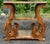 Rustic European Maple Scrolled Leg Side Table For Sale - Image 4 of 10