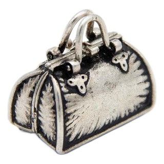 Silver Briefcase Shaped Pill Box For Sale