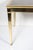 Italian Modern Brass Desk With Inset Bordered Leather Surface For Sale - Image 15 of 18