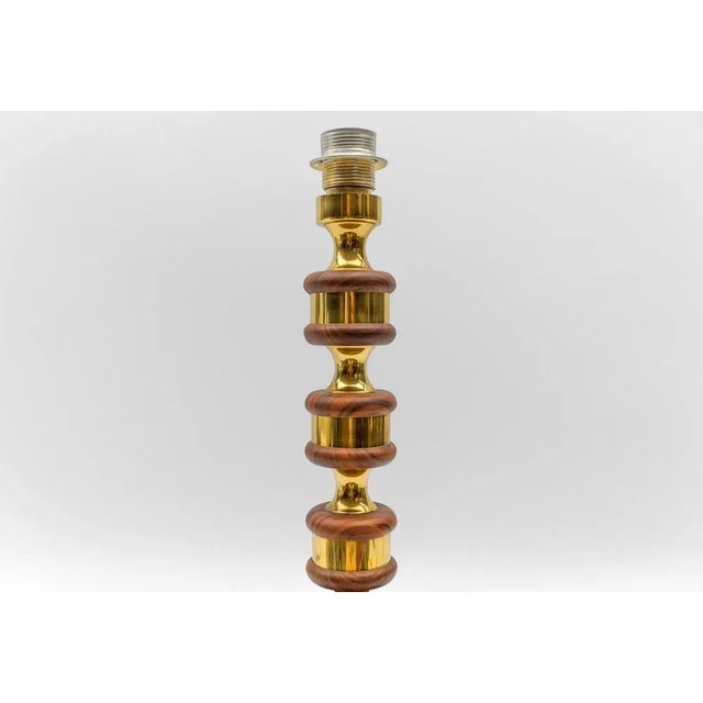 Mid-Century Modern Gold Table Lamp Base, Germany, 1960s For Sale - Image 4 of 6