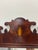 Mahogany Chippendale Style Mirror with Scroll Work Design and Tobacco Leaf Inlaid.